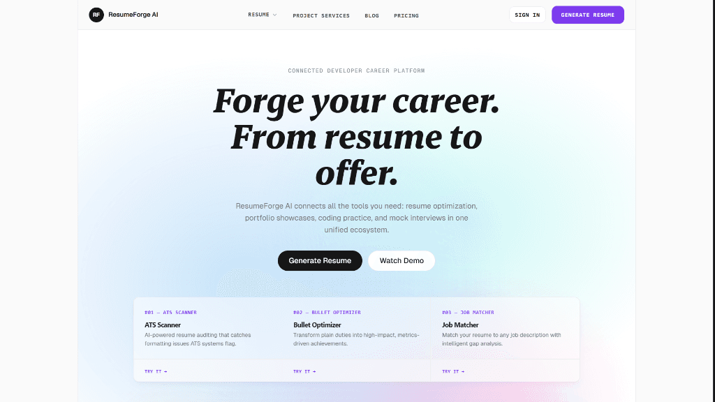 ResumeForgeAI™